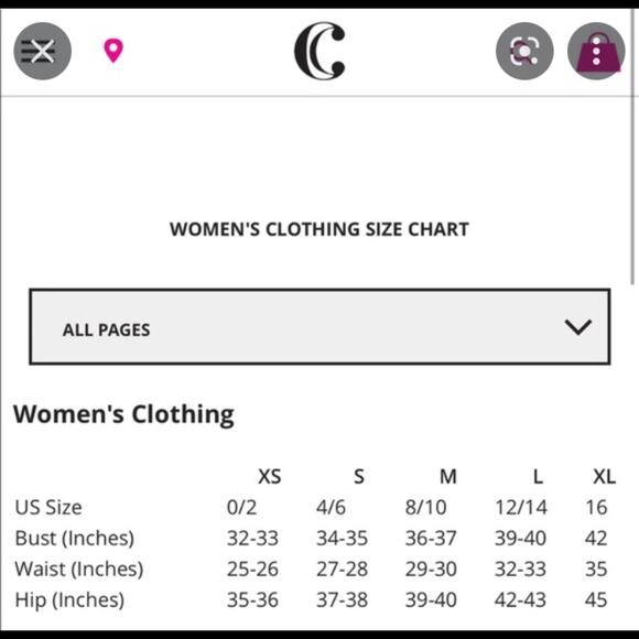 Charming Charlie Checked Open Back Top - Picture 7 of 7